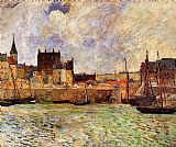 Paul Gauguin The Port Dieppe painting